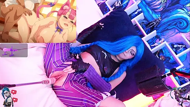 Jinx-- Adlı Modelin Canlı XXX Sohbeti