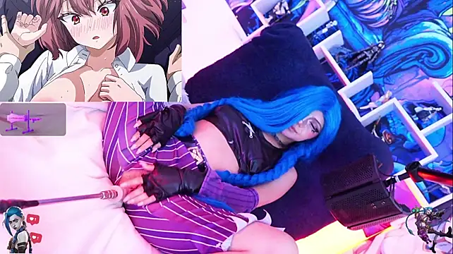 Jinx-- Adlı Modelin Canlı XXX Sohbeti