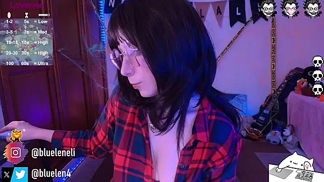 bluelen 라이브 XXX 채팅