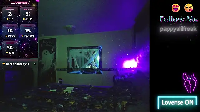 הופעת וובקאם של pappyslilfreak