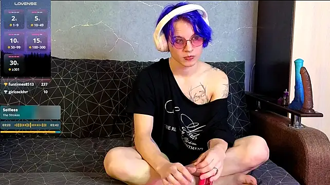 SparkyFerret élő XXX-chatje