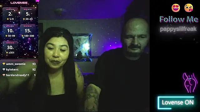 pappyslilfreak élő XXX-chatje