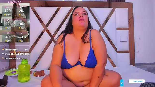 molly_sweetee élő XXX-chatje