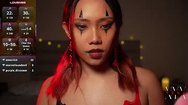 VexaNyxのライブXXXチャット