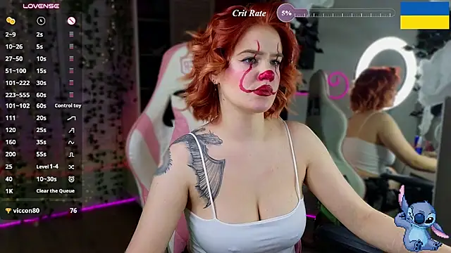 XXX chat uživo modela RedVelveten