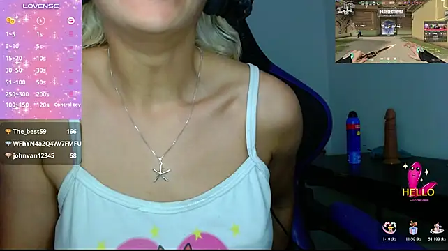Chat +18 de blondegamerr ao vivo