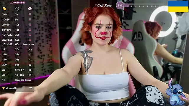 XXX chat uživo modela RedVelveten