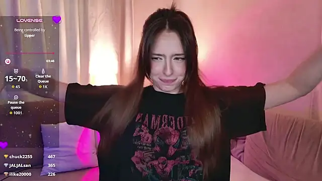 JasmineCream élő XXX-chatje