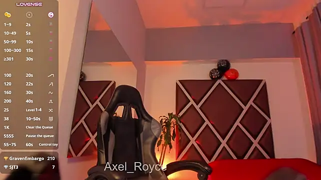 Axel_Royce Adlı Modelin Canlı XXX Sohbeti
