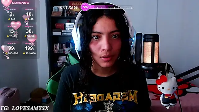 Show de Lovelyamyy na webcam