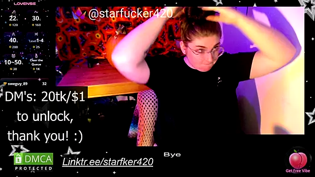 แชท XXX สดของ starfucker420XO