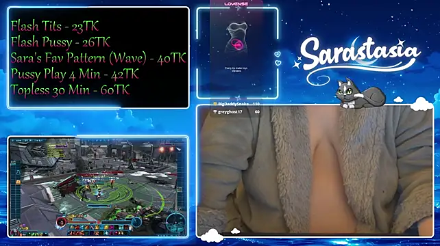 Chat XXX en directo de Sarastasia417