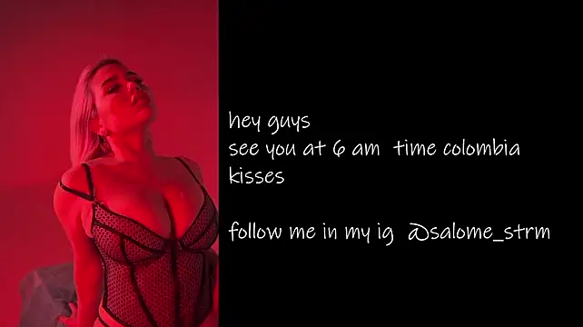 SalomeStorm_ Chat XXX in diretta