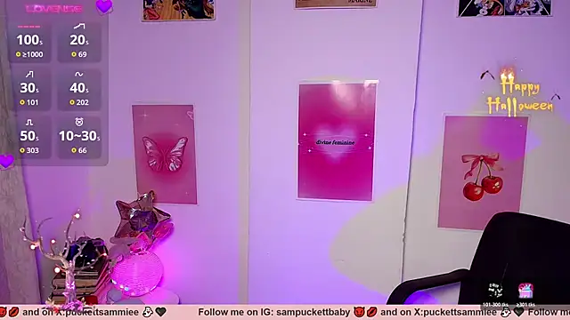 Chat XXX en directo de Sampuckettbaby