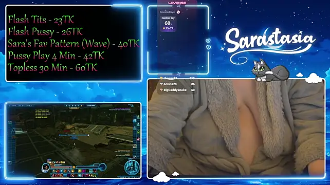 צ'אט XXX בשידור חי של Sarastasia417